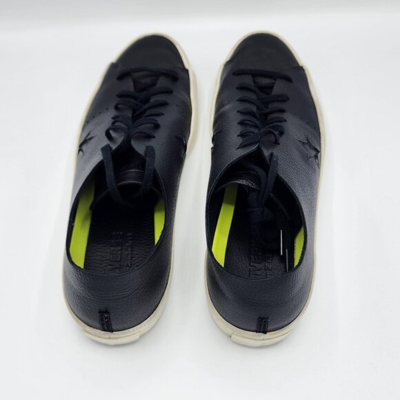 Converse One Star Prime OX Black Leather Low Top Sneakers - Picture 5 of 6